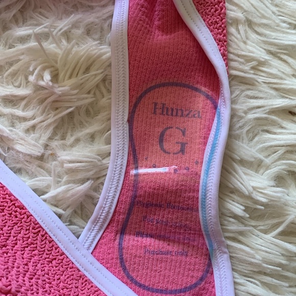 NWT Hunza g Tyler bikini set in candy pink - Picture 8 of 9